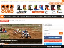 Tablet Screenshot of larutadelquad.com